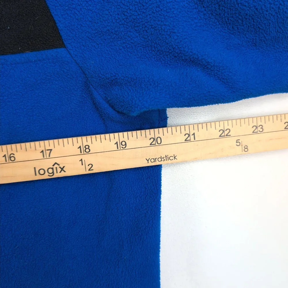The North Face Men's 1/4 Zip Fleece‎ Pullover Blue/Black M